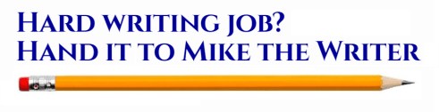 Hard writing job hand it to mike the writer PNG.PNG