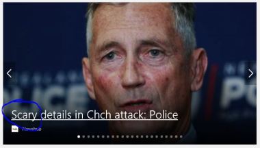 Emotive headline scary police